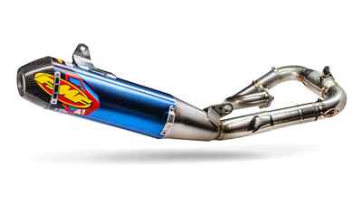 FMF Factory 4.1 Full Exhaust Pipe Blue Yamaha 2020 2021 2022 YZ450