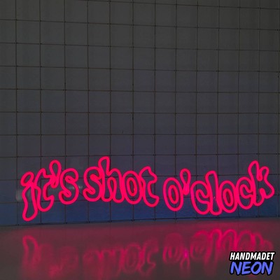 It's Shot O'clock Led Sign - 20inch Size