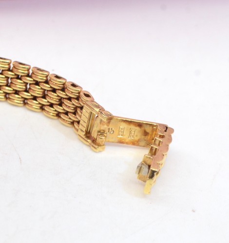 Vintage 1980s Ladies Chopard 18K YG Quartz watch w/Diamonds Ref.897; box & paper - Picture 12 of 13