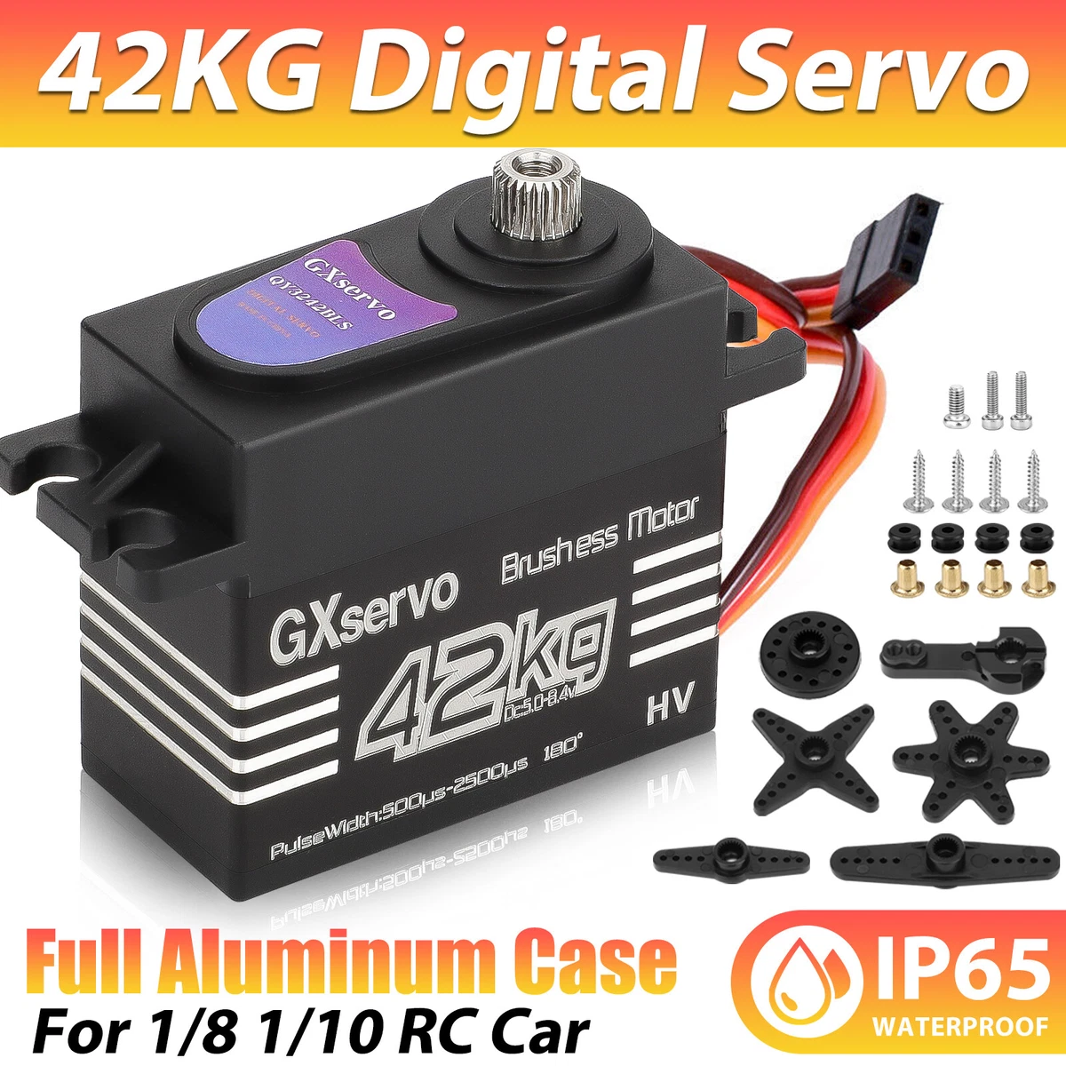 Watris Veiyi RC Servo, 2,2kg Metallgetriebe Wasserdicht Mini Servo, 3x1, 5x4cm / 1,2x0,6x1,6 Zoll RC Zubehör für 1/16/14/12 Ferngesteuertes Auto Watris Veiyi RC Servo, 2,2kg Metallgetriebe Wasserdicht Mini Servo, 3x1, 5x4cm / 1,2x0,6x1,6 Zoll RC Zubehör für 1/16/14/12 Ferngesteuertes Auto