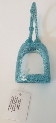 BATH & BODY WORKS SPARKLY BLUE POCKET *BAC HOLDER