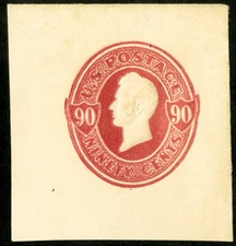 US Stamps # U211 Cut Square Mint Superb Scott Value $85.00