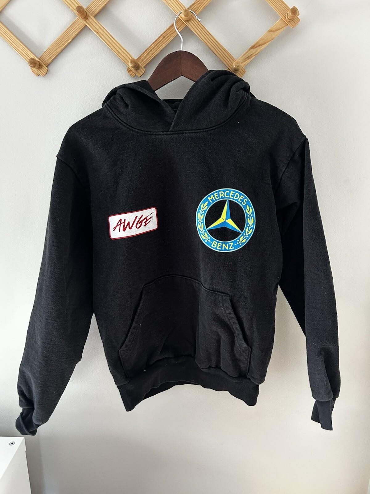AWGE Mercedes Benz ASAP Rocky Size Small Hoodie Sweatshirt Black