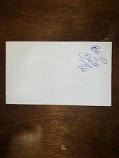 DEVA - SOCCER - AUTOGRAPH SIGNED - INDEX CARD -AUTHENTIC -C2026
