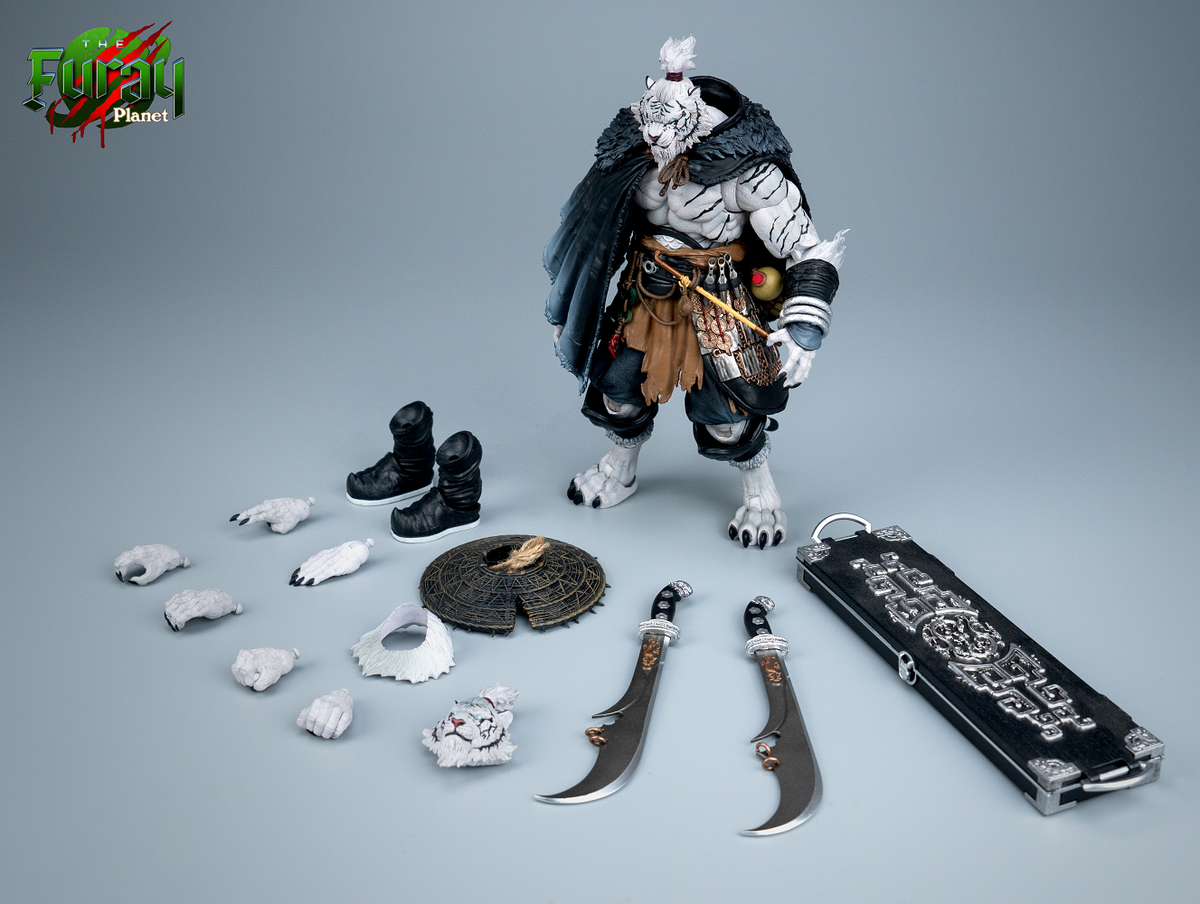 1/12 Furay Planet MU-FP003W White Tiger Hermit Master Weng Figure