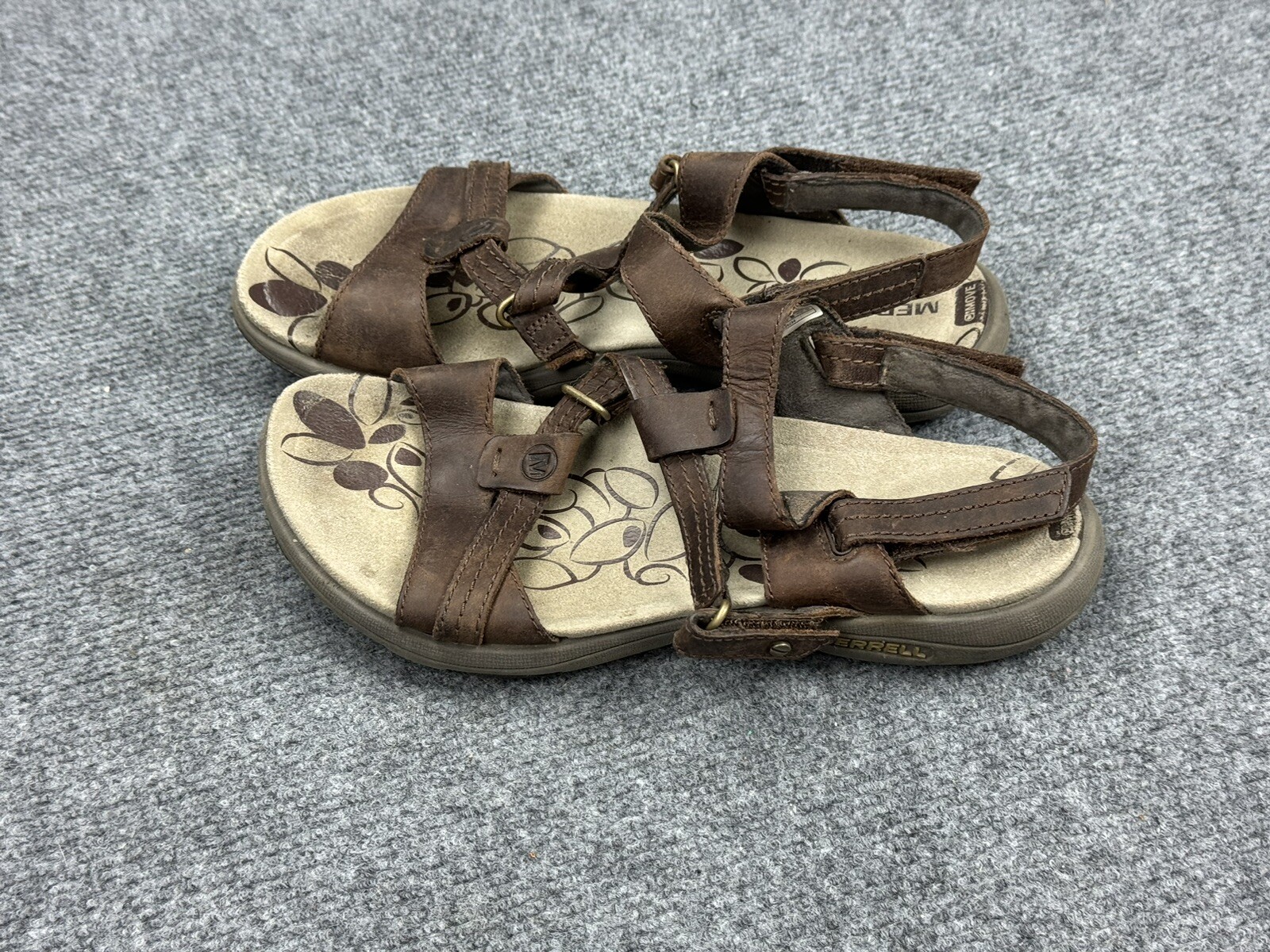 MERRELL Merrel Bracken scarpa donna taglia 7 sandali pelle escursionismo passeggio