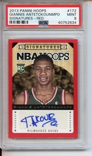 PSA 9 2013-14 HOOPS GIANNIS ANTETOKOUNMPO RED SIGNATURES AUTO #172 50/99 POP 1