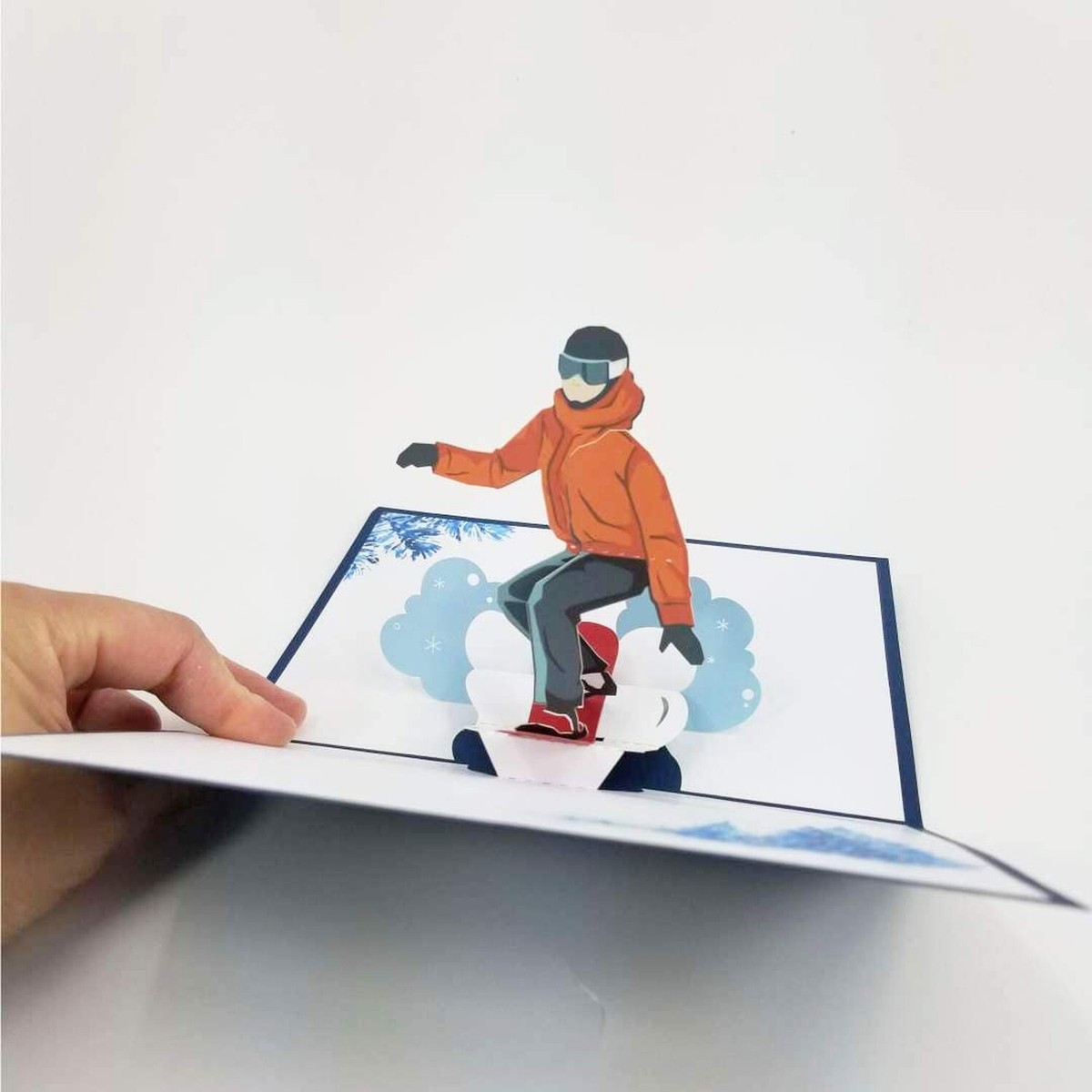 Snowboarding Birthday Card, Happy Birthday Card For Snowboarders