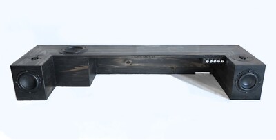 HANDMADE 2.1 SURROUND BAR & DESK RISER with SPEAKERS by Super Gremlin .