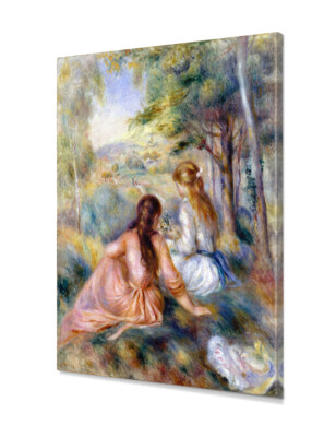 DECORARTS In the Meadow by Pierre-Auguste Renoir Canvas Art Print Wall Decor