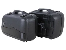 HEPCO & BECKER PANNIERS JUNIOR FLASH BLACK ENDURO 40L LEFT/30L RIGHT SIDECASES