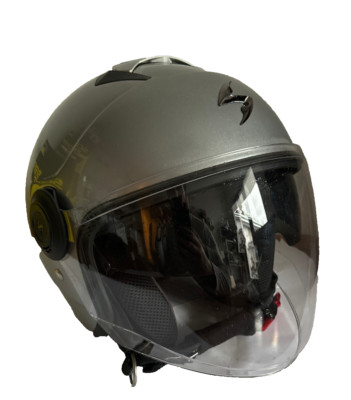 Scorpion Exo-City Solid Silber Motorradhelm Integralhelm Gr. XS TOP ZUSTAND