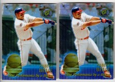 Lot of (2) 1996 Topps Stadium Club ALBERT BELLE Best Performance Inserts! #2
