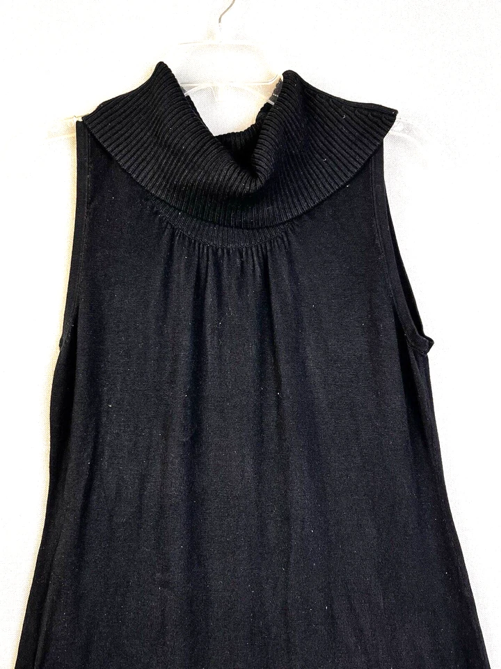 Vestido Suéter Kenneth Cole New York Para Mujer Mediano Negro Carrera Fiesta Femenino Foto 3 de 4