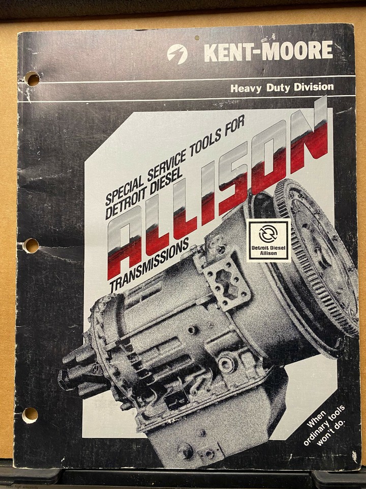 Kent-Moore Catalog 1987 Special Service Tool Detroit Diesel Allison  Transmission | eBay