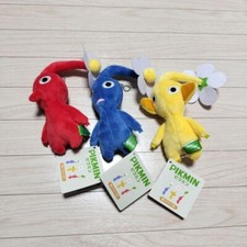Pikmin Stuffed Toy Yellow  Blue  Red Pikmin 3 Pcs Set Plush Nintendo NEW Japan