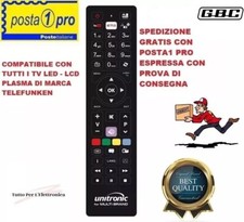 TELECOMANDO PER TV TELEFUNKEN LCD,LED E PLASMA SPEDIZIONE GRATIS - IL TOP