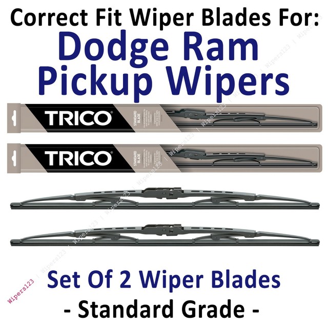 Dodge Wiper Blade Size Chart