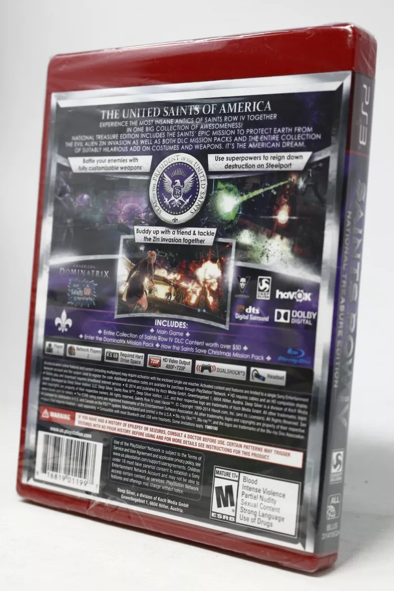 Jogo Saints Row 4: National Treasure - Ps3 - Arsenal PC - Os