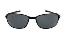 New Oakley OO4046-04 C-WIRE 61mm Black Iridium Sunglasses  Case