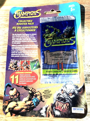 VTG Champions Medieval Battle & Monster Wars Power Changing Warrior Cards Damage