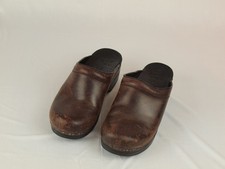 Dansko Professional clogs in a brown leather ...