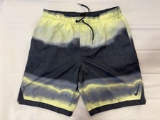 Nike Men's Swim Trunks Optic Halo Horizon Multicolor NESS9421-740 Size L