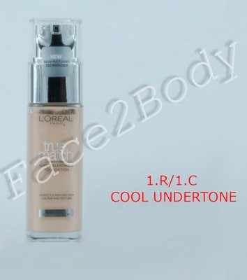 L'Oréal Paris True Match Foundation mit Hyaluronsäure 30ml - 1.R/1.C