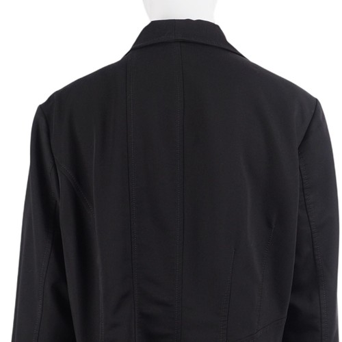 Giacca blazer donna STELLA CARAKASI L nero con bottoni tasche asimmetriche - Foto 6 di 11