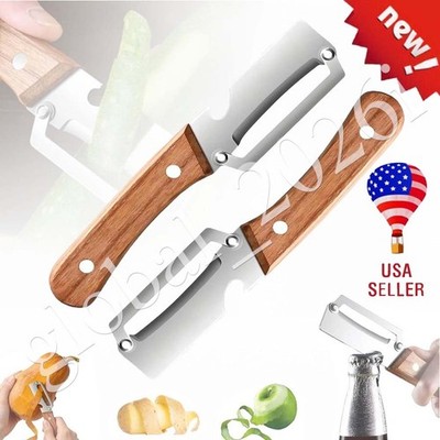 1-3x Vegetable Peeler 2 in 1 Multi-Functional for Kitchen Stainless Steel Peeler