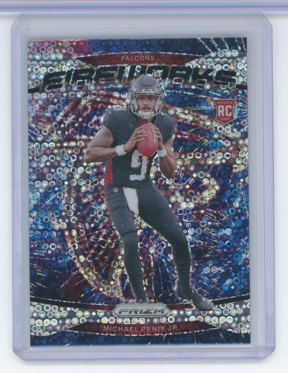 2024 Prizm #16 Michael Penix JR Fireworks No Huddle RC