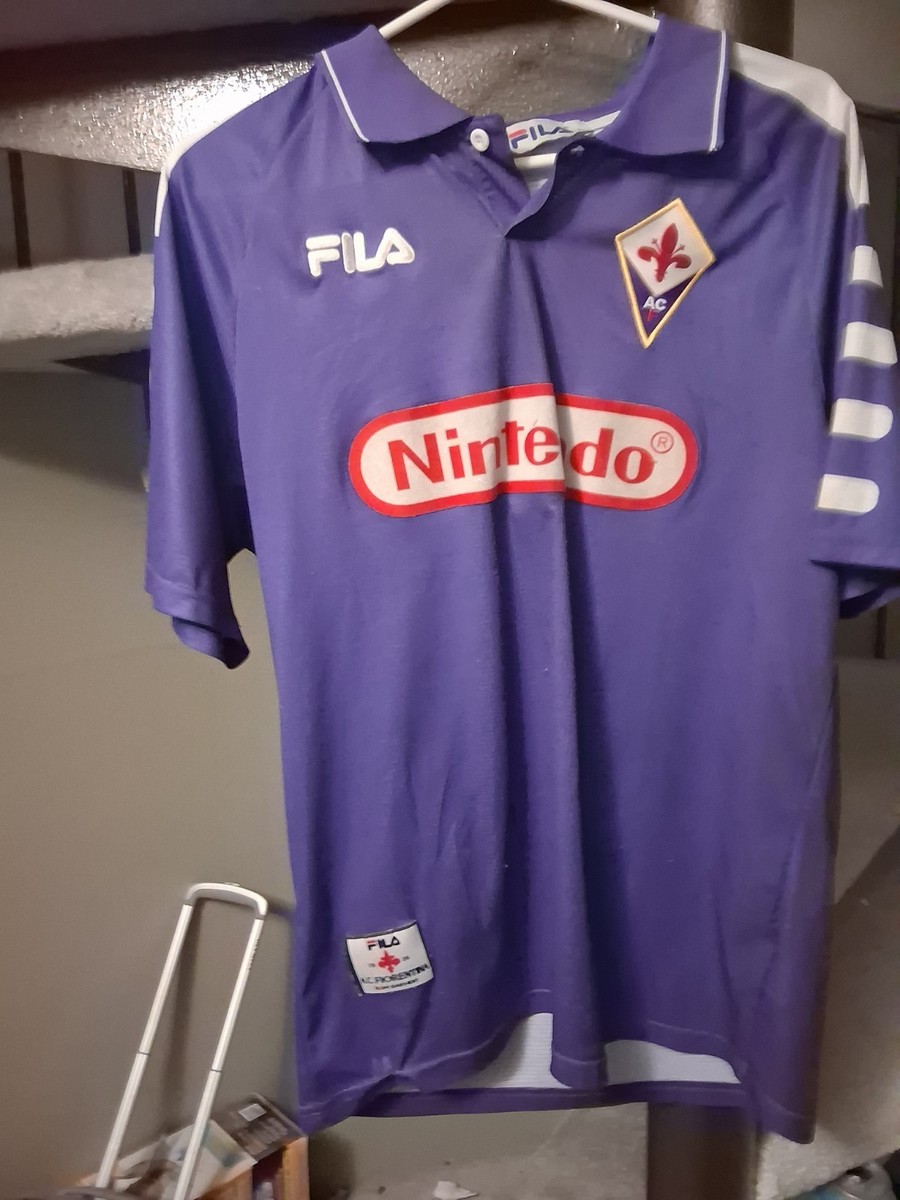 FILA AC Fiorentina Batistuta ユニフォーム Gabriel Batistuta 98-99 ACF Fiorentina Home Retro Large Jersey | eBay