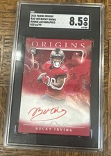 2024 PANINI ORIGINS BUCKY IRVING #RAU-BIR, ROOKIE, AUTO, RED INK SERIAL #/99