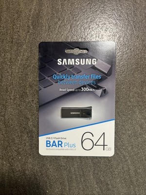 Samsung BAR Plus USB 3.1 Flash Drive - 64 GB Speicher: 64 GB | NEU | OVP   