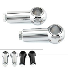 3" Handlebar Clamp Riser Rise Bar For Harley Davidson Cruisers Choppers Pair
