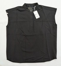 FIGS Blake Relaxed Scrub Top Black Women's Small S - NWT