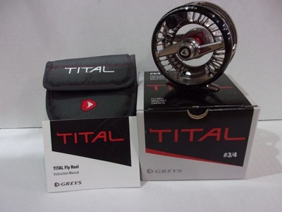 GREYS TITAL #3/4 fly fishing reel New in Box