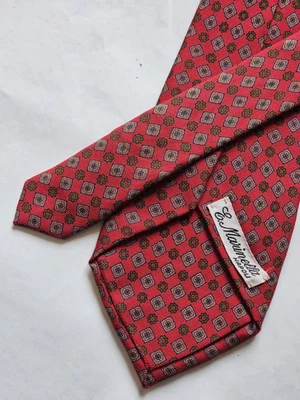 Cravatta E. Marinella Tie Originale  100% seta silk nektie krawatte cravate - Bild 1 von 4