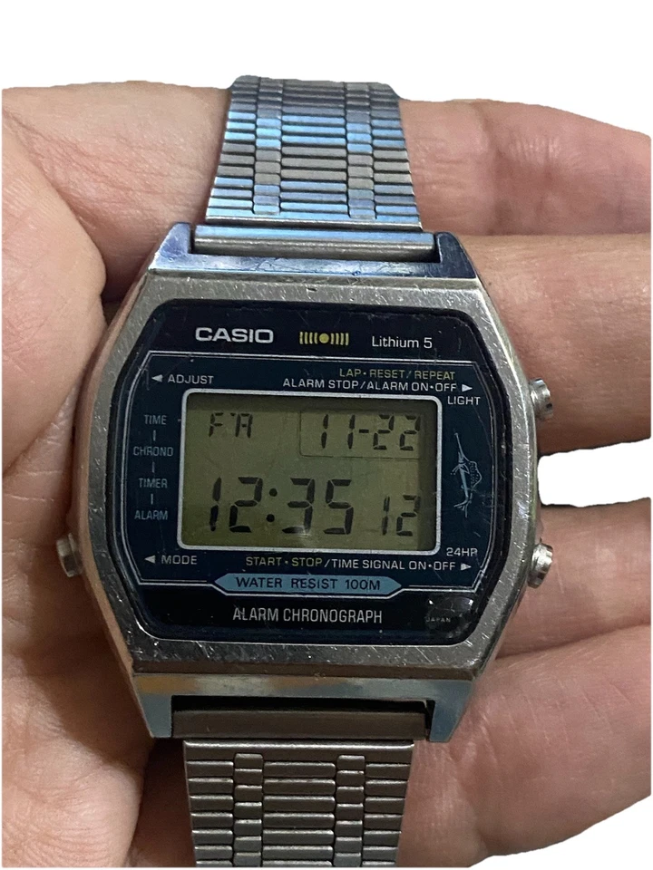 Vtg Casio Marlin Men H101 - Immagine 3 di 4