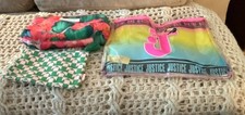 Justice Bikini Bag With Two Cosmetic Bags Included- Teen Girls
