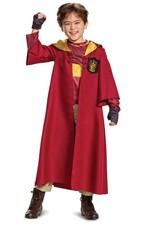 Harry Potter Quidditch Gryffindor Deluxe Costume for Kids, Size Large 10-12