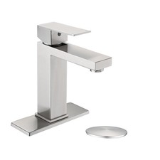 Bathroom Faucet Single Hole, Single Handle Stainless Steel Faucet for Bathroom