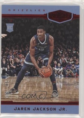 2018 Panini Chronicles Plates and Red /149 Jaren Jackson Jr Rookie Patch RC 2l4