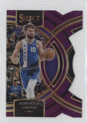 2023 Panini Select Premier Level Purple Prizm Die-Cut 45/99 Domantas Sabonis 0w8