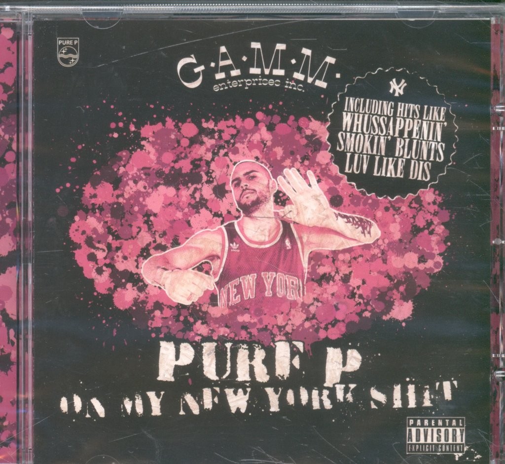 Pure P On My New York Shit CD Europe G.a.m.m. 2009 Sealed GAMMCD004