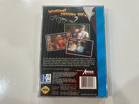 Who Shot Johnny Rock (Sega CD, 1994) CIB Complete w Manual + Reg + Foam LN MINT
