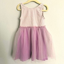 Mini Boden Purple Tutu Tule Girls Dress 3-4