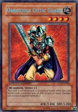 Obnoxious Celtic Guard - CT1-EN006 - Secret Rare - Limited Edition - Damaged