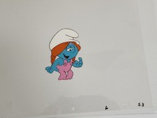 SMURFS Animation Production Cel, Sassette the...