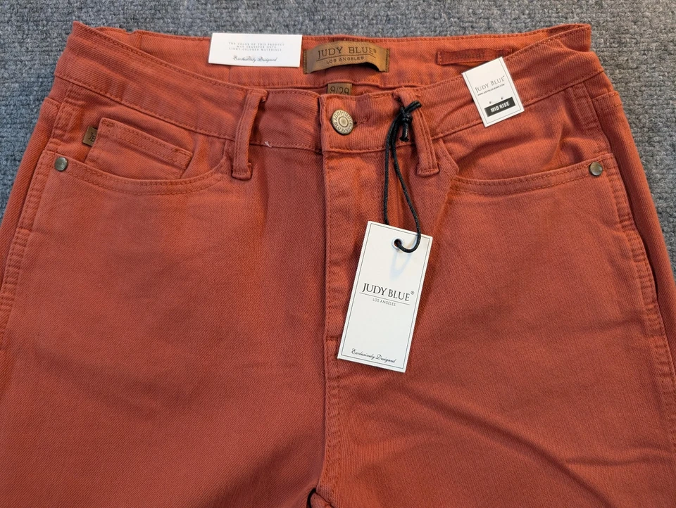 Джинсы узкие Judy Blue Terracotta Tummy Control размер 9/29 средняя посадка стиль JB88761 - Изображение 2 из 4